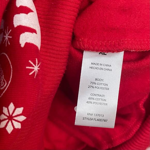 NWT Wildfox Coca-Cola Coke Polar Bear Orange Red Sweatshirt XL Novelty Holiday - Picture 5 of 7